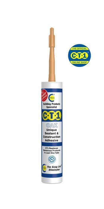 CT1 Oak Sealant and Adhesive 290ml Cartridge
