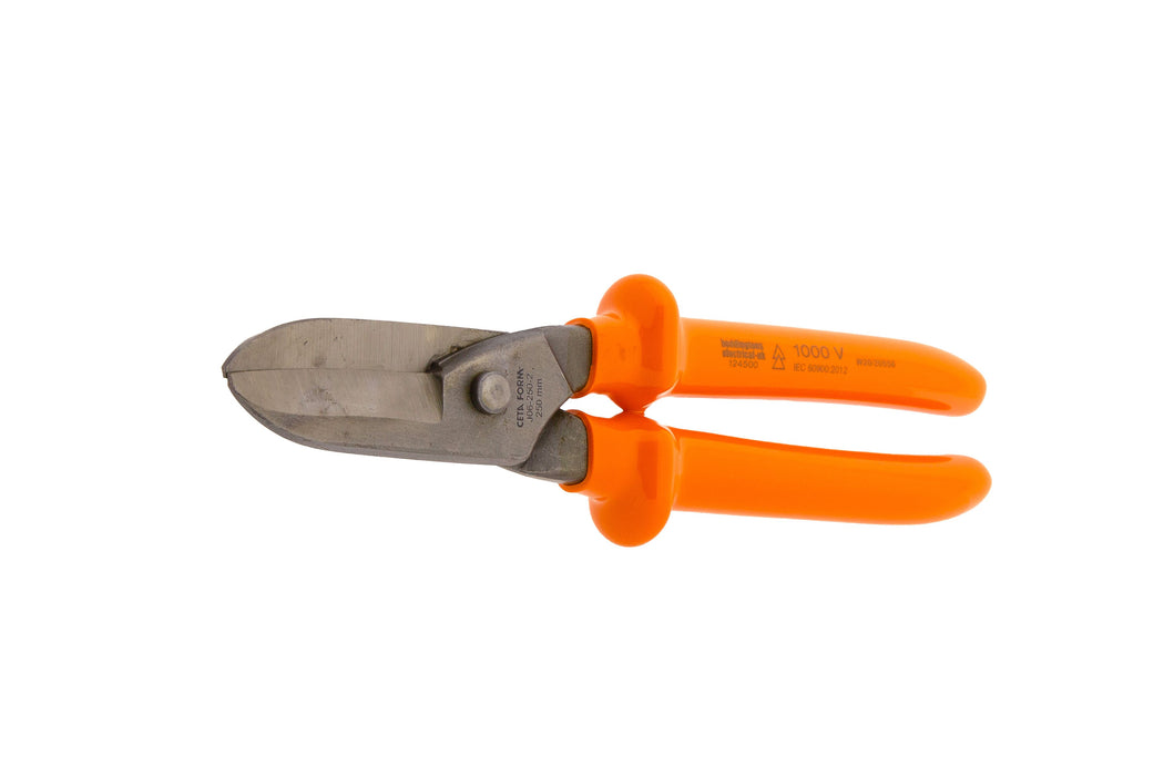 Boddingtons Electrical Electrical Insulated Pattern Tin Snips 250mm Length 124500