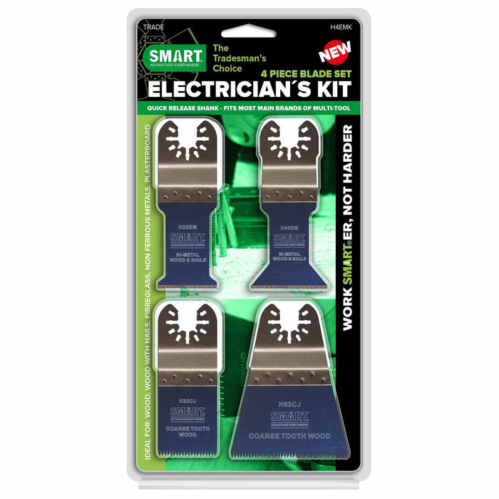 Smart Trade 4 Piece Electrician's Kit - H4EMK