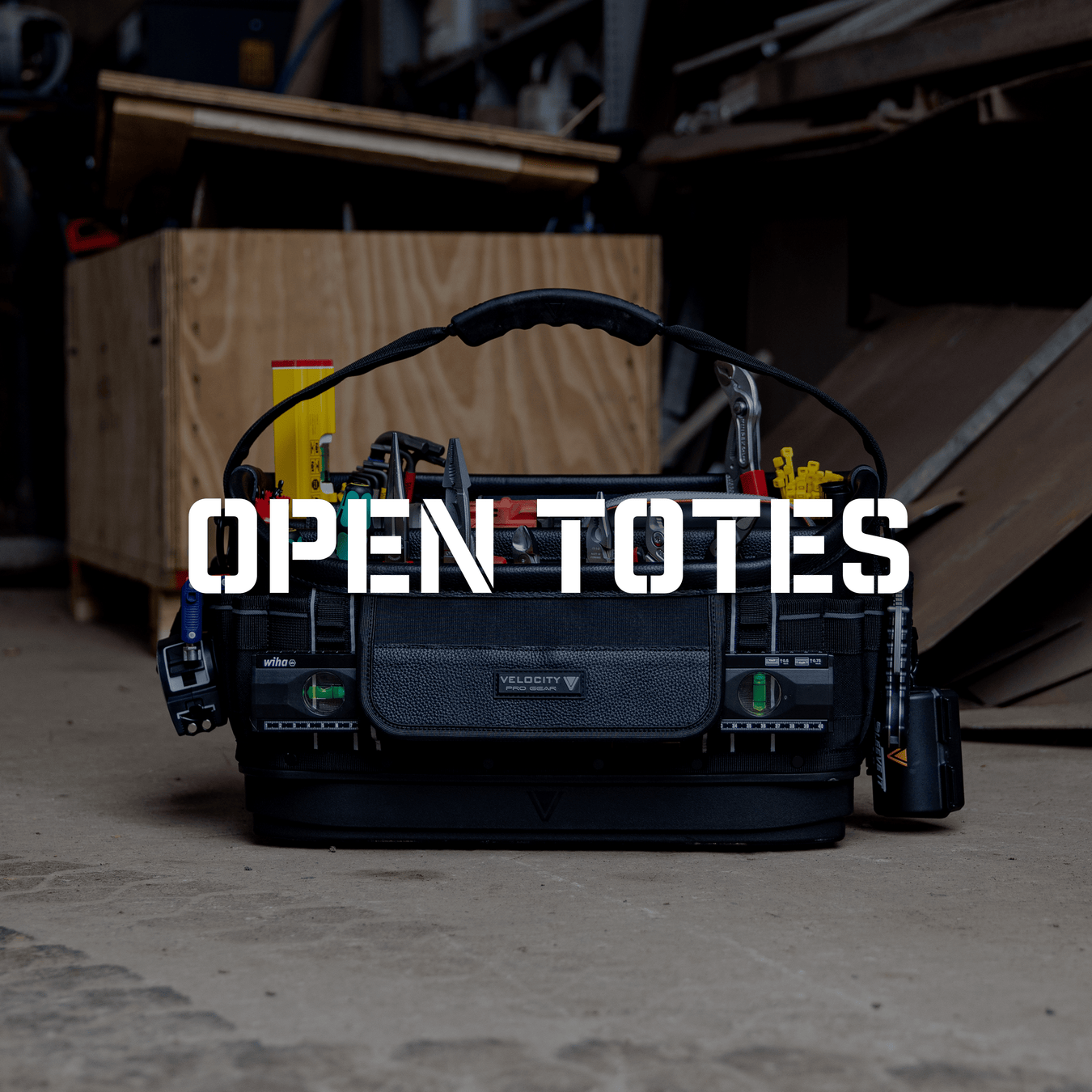 Velocity Open Totes - Tool Monster