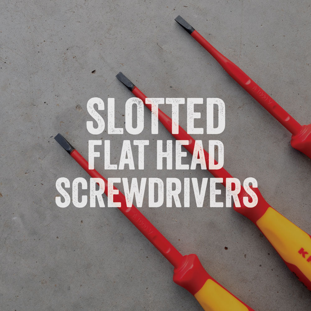 Slotted Flat Head Screwdrivers