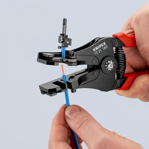 Knipex Insulation Stripper with plastic grips - 12 21 180