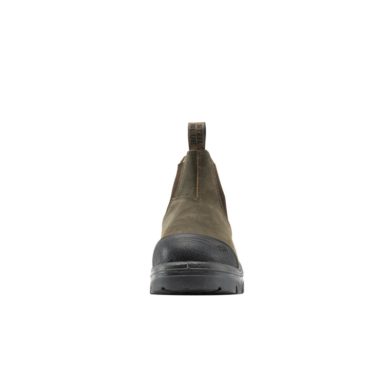 Steel Blue Hobart Slip On Scuff - Rustic Brown - Tool Monster