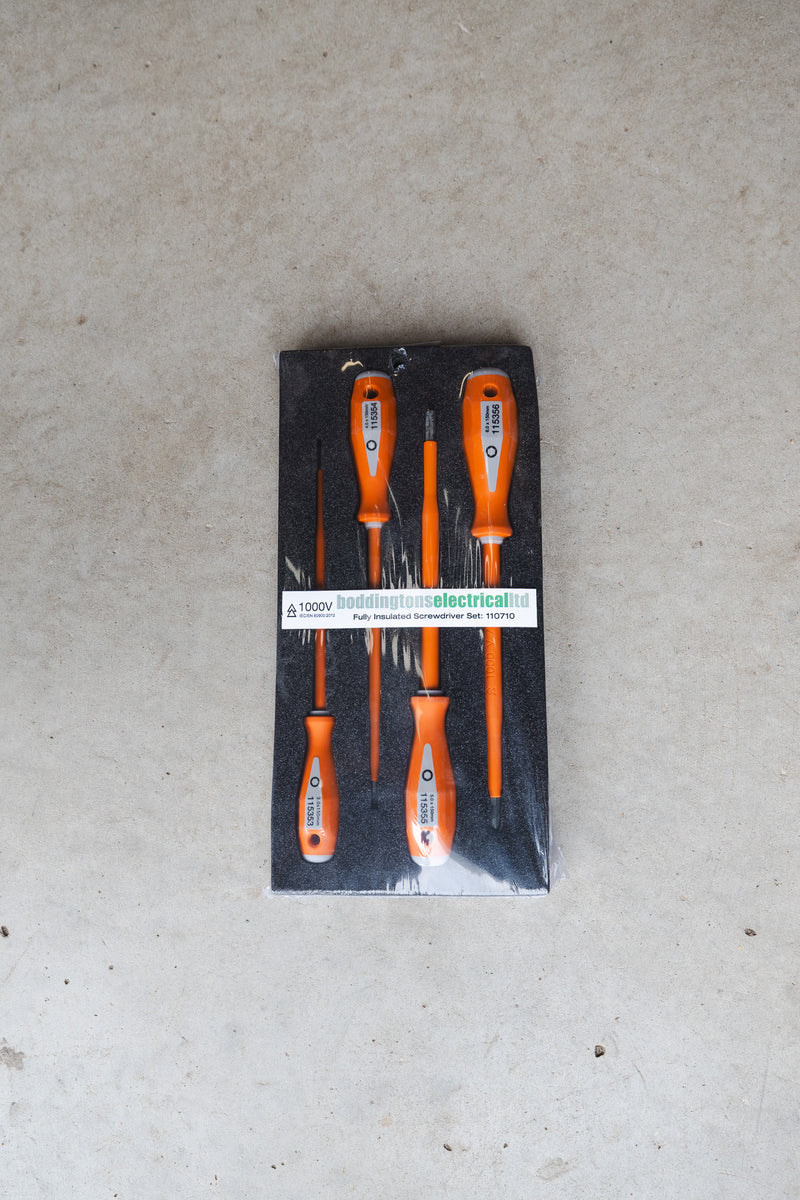 Boddingtons Electrical Insulated 4 Piece Screwdriver Set 110710