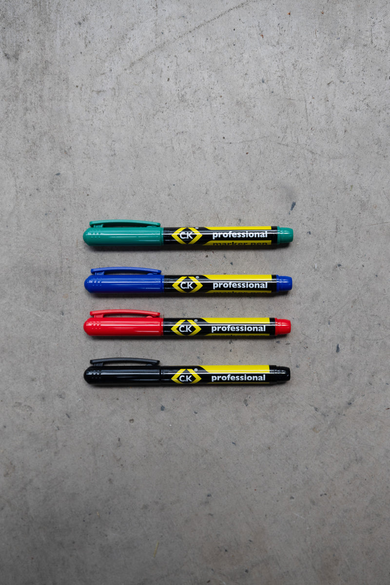 C.K Professional Marker Pen 4 Pack Mix Colour