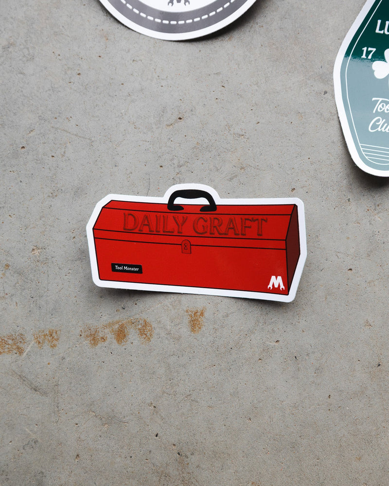 Daily Graft toolbox sticker