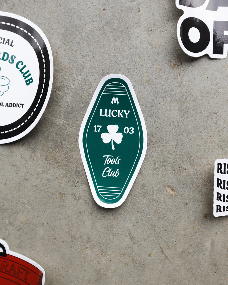 Lucky tools club sticker