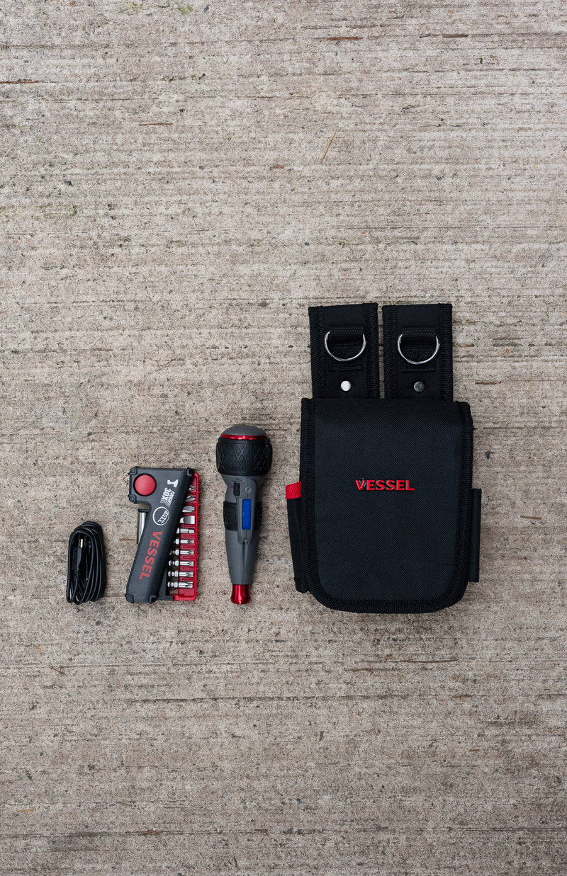 Vessel 220USB-S1F Rechargeable Ball Grip Screwdriver Exclusive Kit