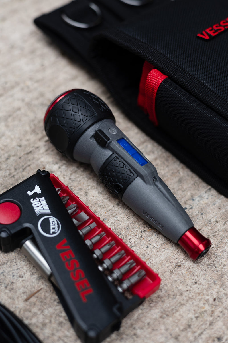 Vessel 220USB-S1F Rechargeable Ball Grip Screwdriver Exclusive Kit