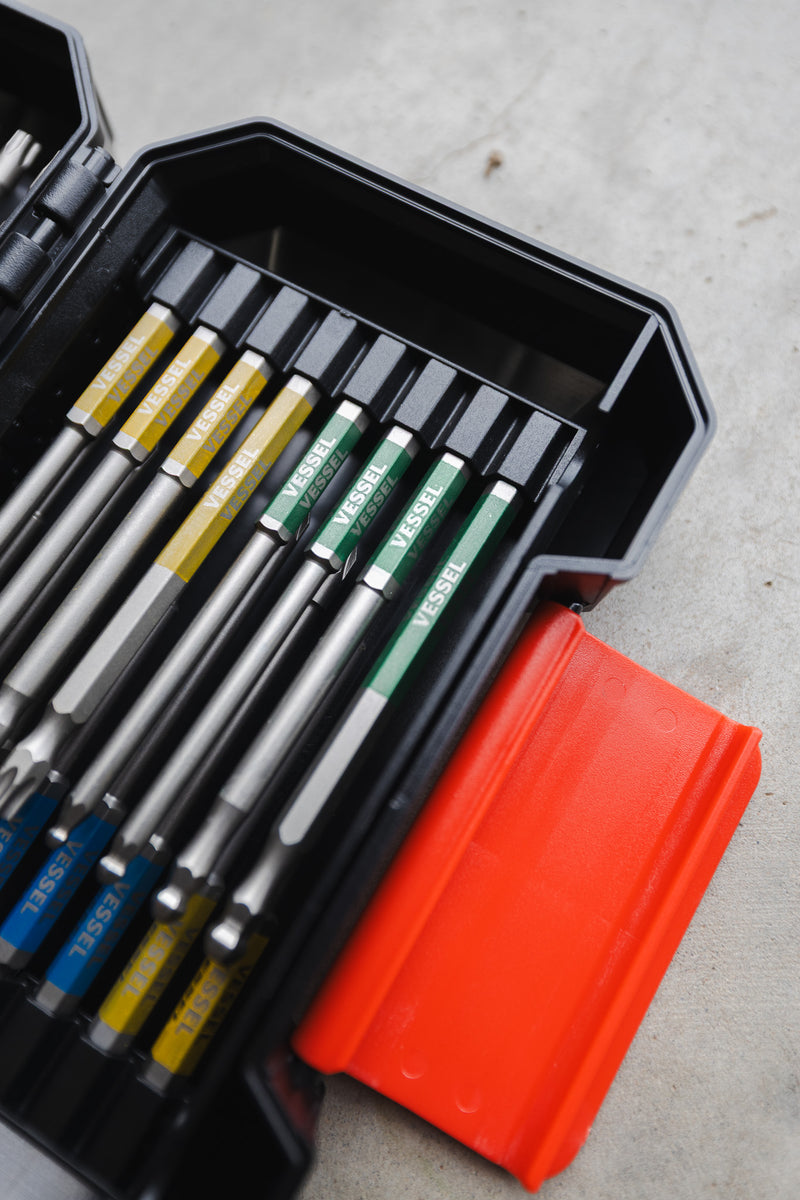 Vessel 32 Piece GOSAI (2) Bit Set in Hard Case