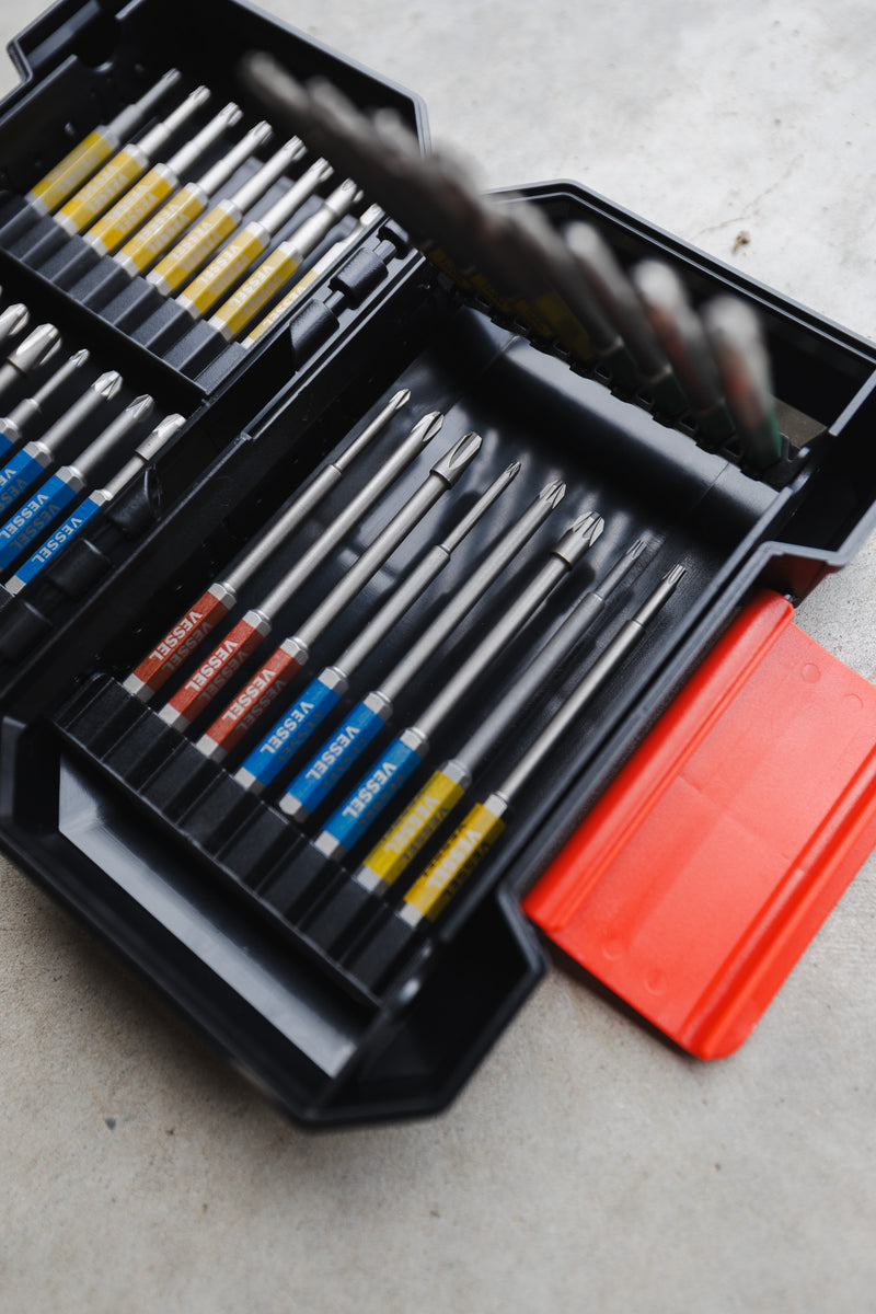 Vessel 32 Piece GOSAI (2) Bit Set in Hard Case