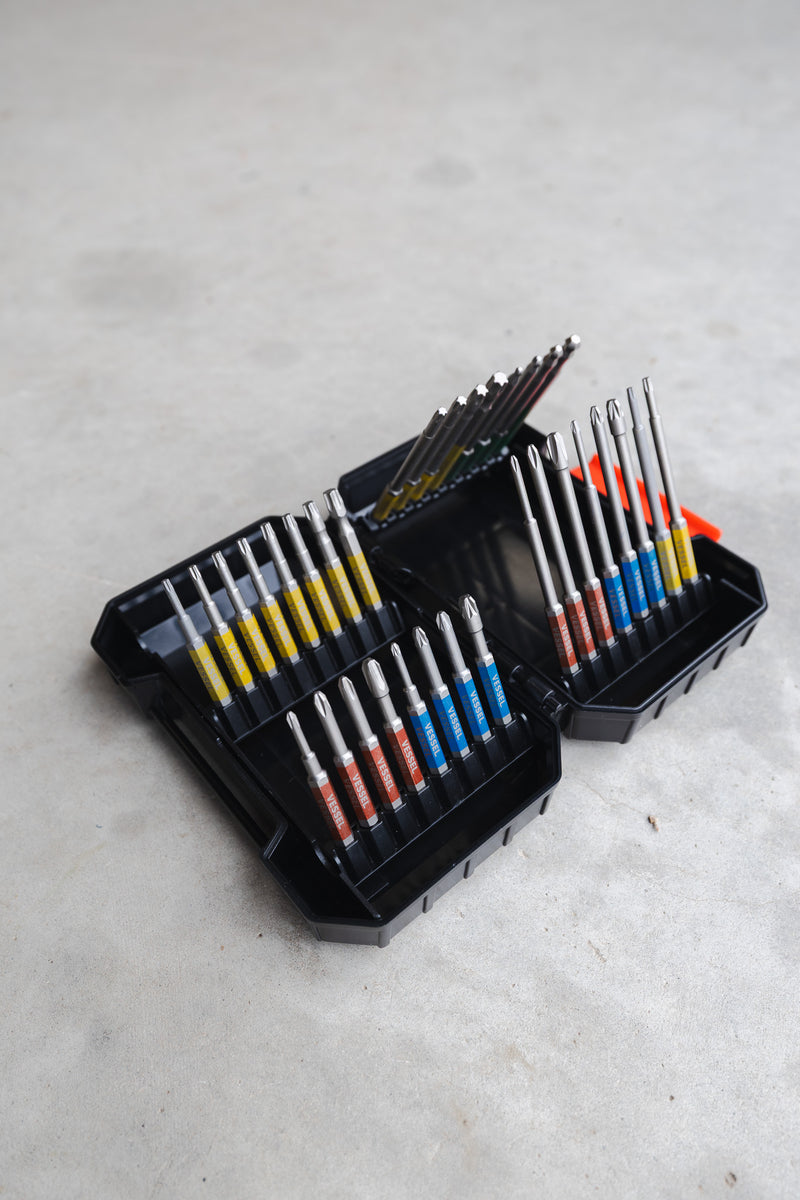 Vessel 32 Piece GOSAI (2) Bit Set in Hard Case