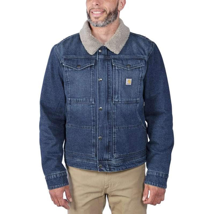 Carhartt Relaxed Fit Denim Sherpa-lined Jacket - 2 Warmer Rating
