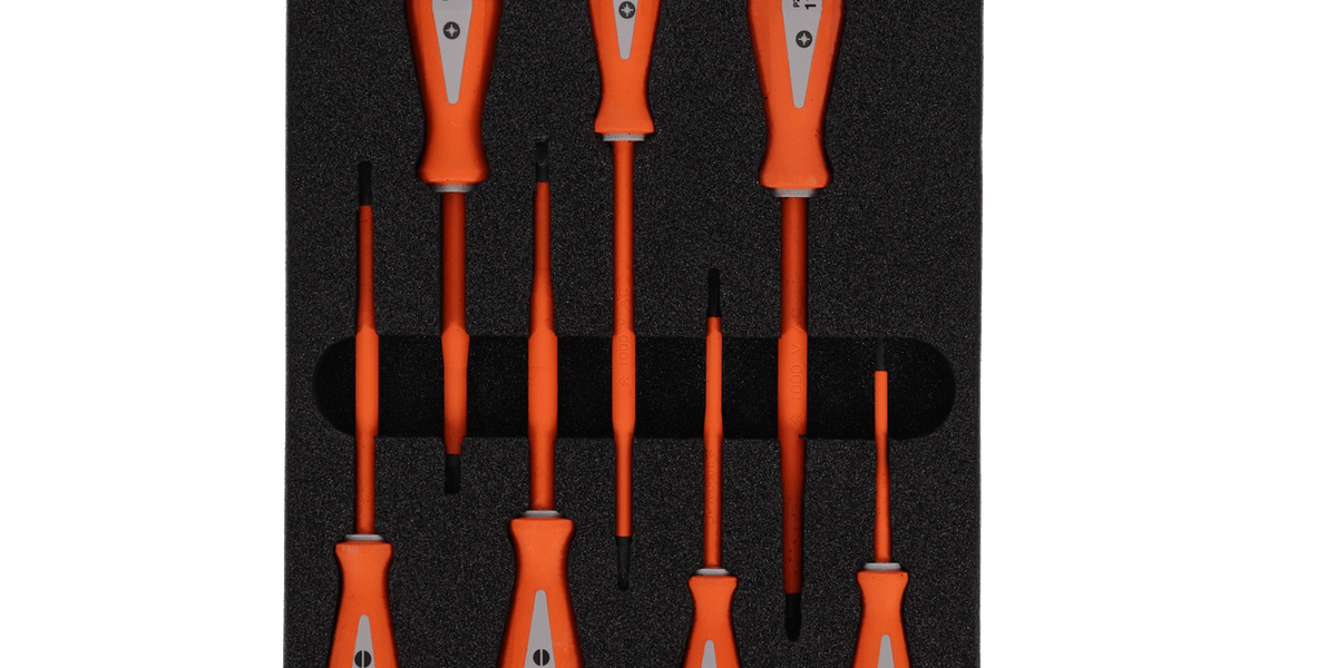 Boddingtons Electrical Insulated 7 Piece Screwdriver Set 110719