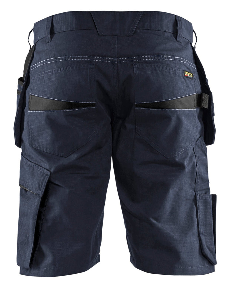 Blaklader Dark Navy/Black Service Shorts With Nailpockets - Tool Monster
