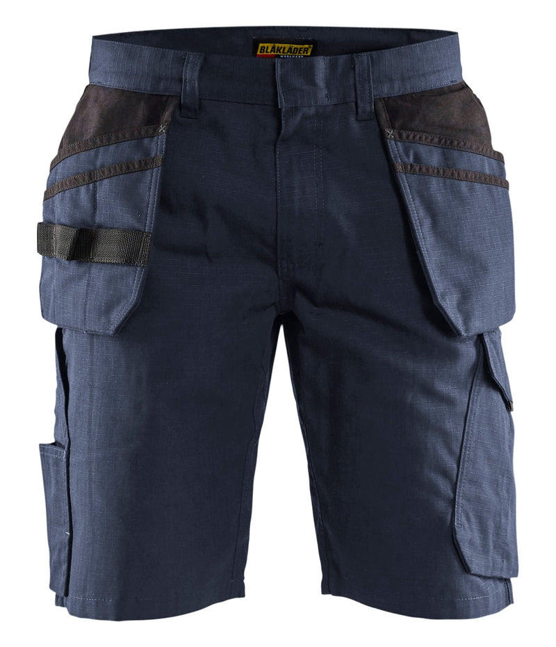 Blaklader Dark Navy/Black Service Shorts With Nailpockets - Tool Monster