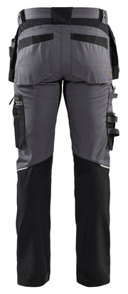 Blaklader Dark Mid Grey/Black Trousers With Stretch 1599 - Tool Monster