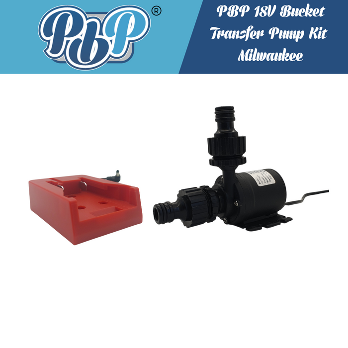 PlumbPal 18V Bucket Transfer Pump Kit