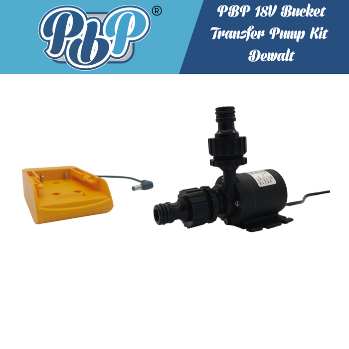 PlumbPal 18V Bucket Transfer Pump Kit