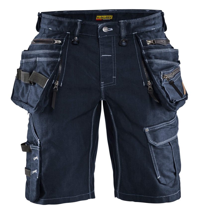 Blaklader Craftsman Shorts Stretch X1900 Navy Blue/Black - Tool Monster