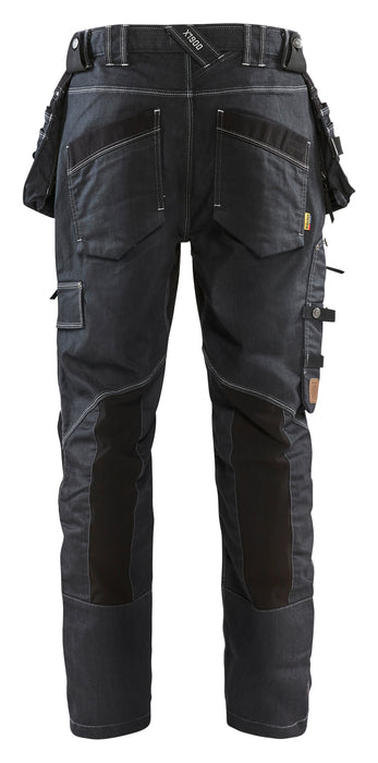 Blaklader tamnoplave/crne zanatske hlače Stretch X1900