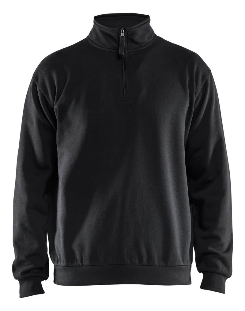 Blaklader Sweatshirt Half - Zip Black - Tool Monster