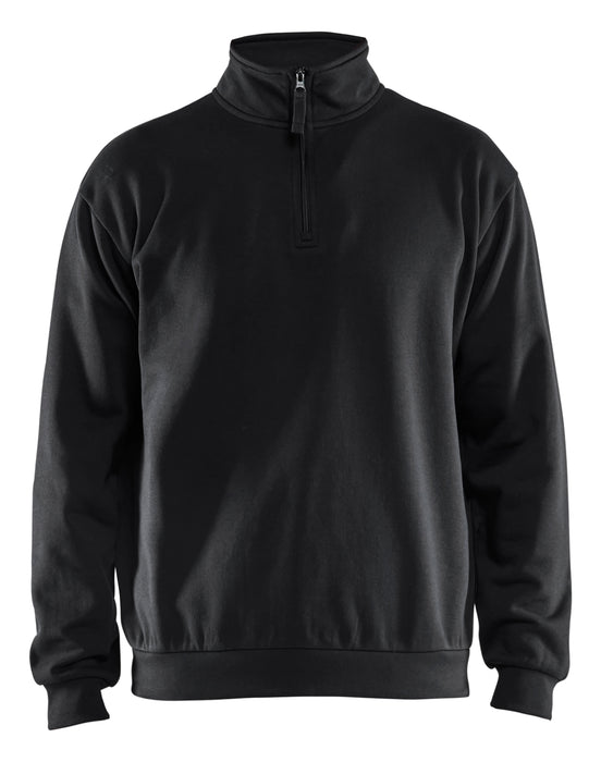 Blaklader Sweatshirt Half-Zip Black