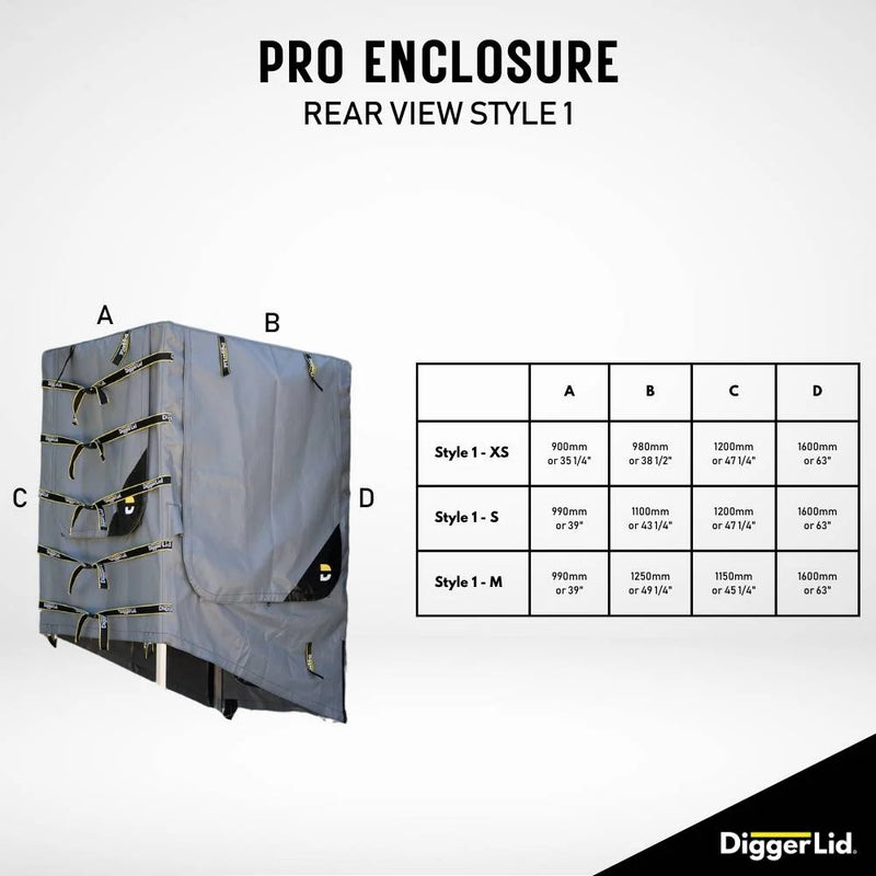DiggerLid PRO Enclosure Excavator Cover
