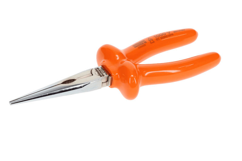 Boddingtons Electrical Insulated Snipe Nose Pliers with Side Cutter 200mm - Tool Monster