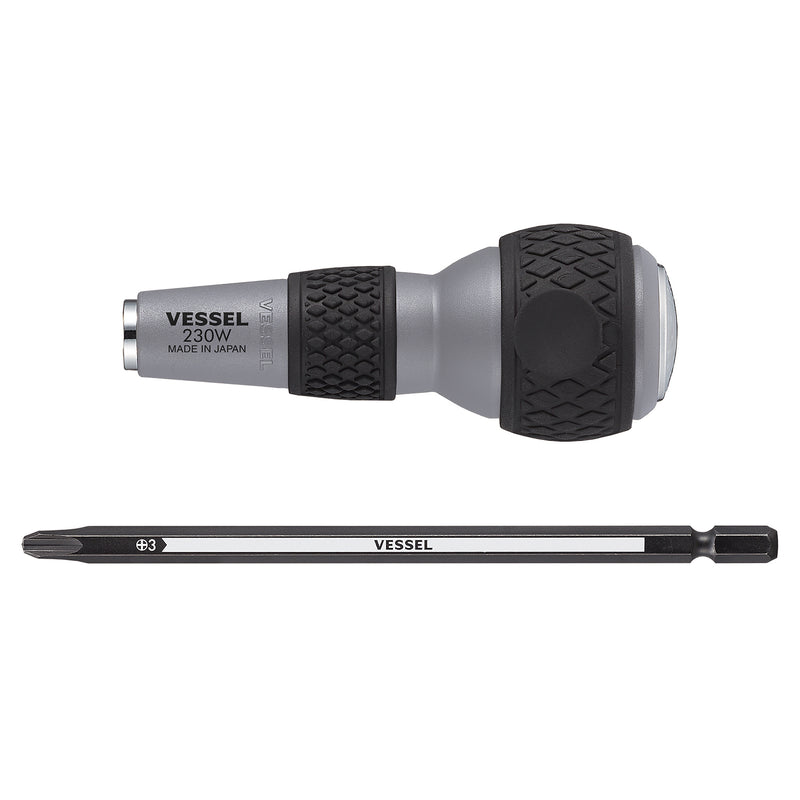 Vessel Interchangeable Screwdriver No.230W - 3x100 - Tool Monster