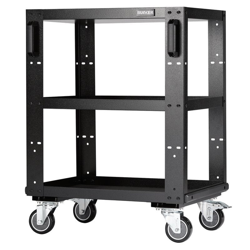 BUNKER Modular 3 Tier Tool Trolley, 646mm