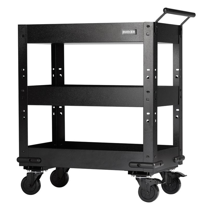 BUNKER 3 Tier Trolley with Pull Handle, 714mm