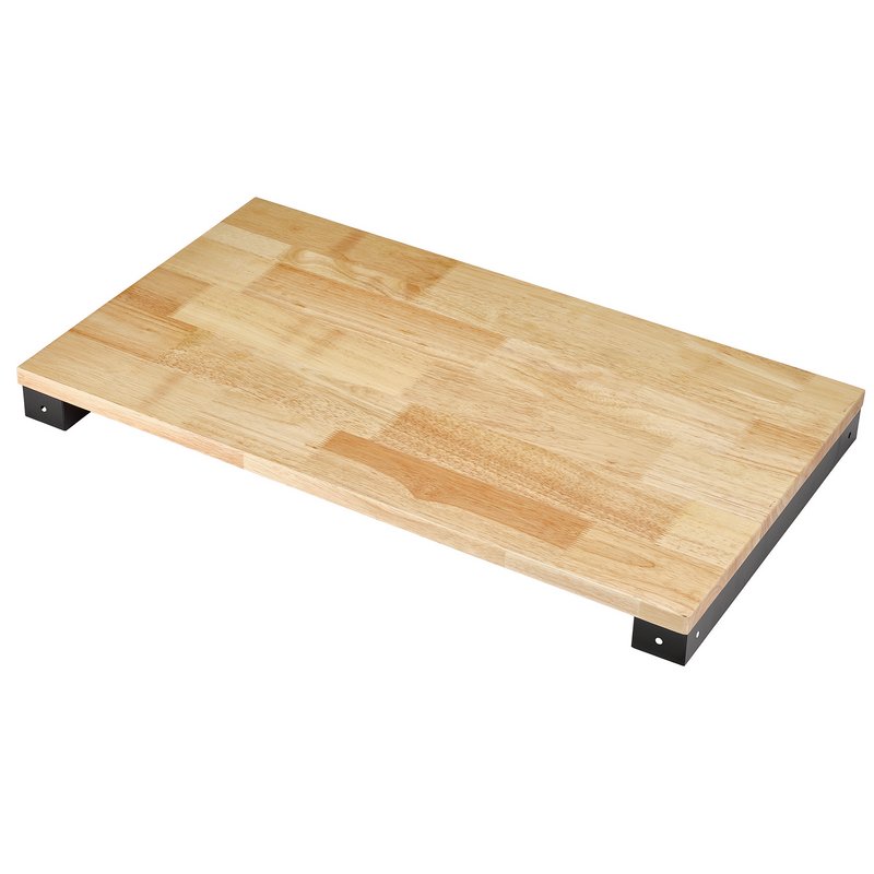 BUNKER Modular Hardwood Worktop for 3 Tier Tool Trolley with Pull Handle 714mm