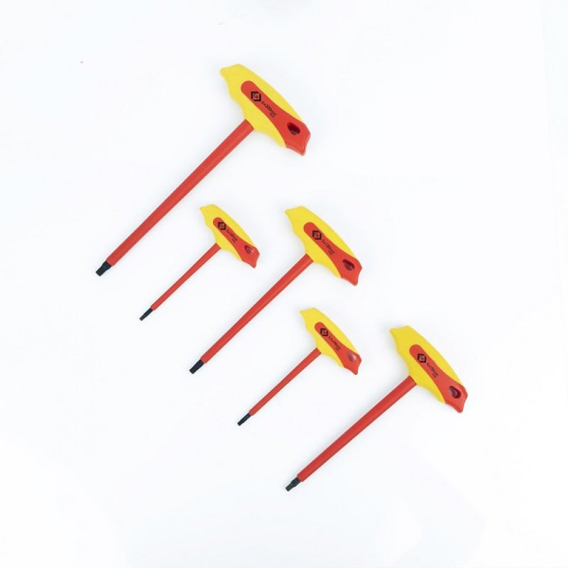 C.K Insulated T Handle Hex Key Set
