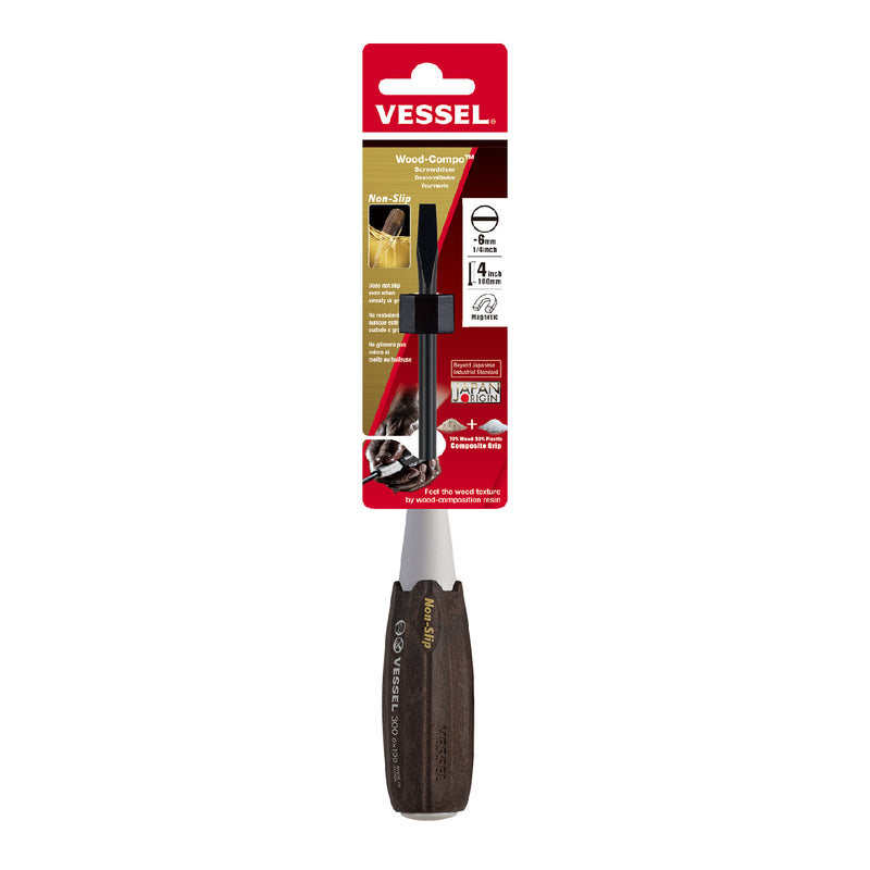 Vessel Wood - Compo Screwdriver No.300 - 6x100 - Tool Monster