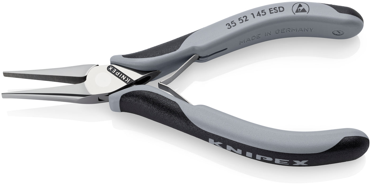 Knipex Electronics Pliers ESD with multi-component grips mirror polished 145 mm 35 52 145 ESD