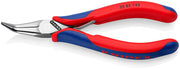 Knipex Electronics Pliers with multi - component grips mirror polished 145 mm 35 82 145 SB (comes attached to hang tag) - Tool Monster