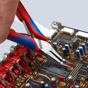 Knipex Electronics Pliers with multi - component grips mirror polished 145 mm 35 82 145 SB (comes attached to hang tag) - Tool Monster