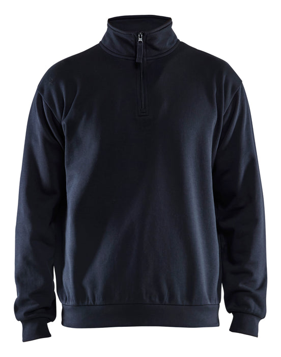 Blaklader Sweatshirt Half-Zip Navy