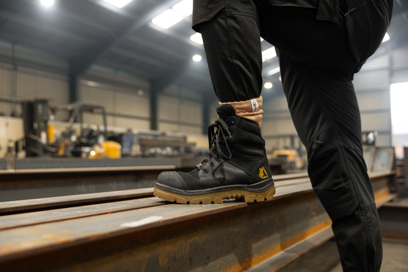 Steel Blue Southern Cross Zip Safety Boots Scuff Cap