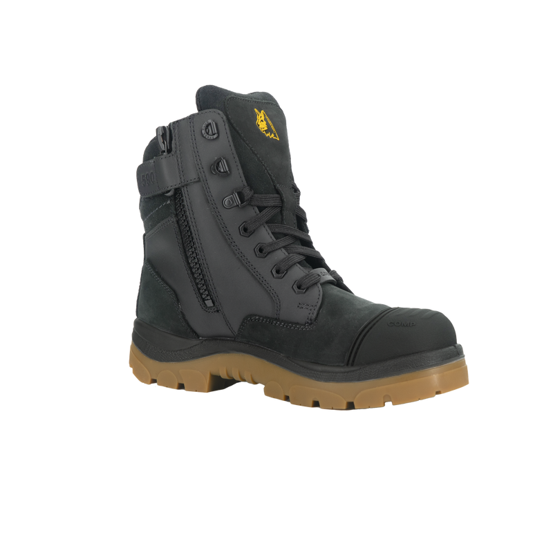 Steel Blue Southern Cross Zip Safety Boots Scuff Cap