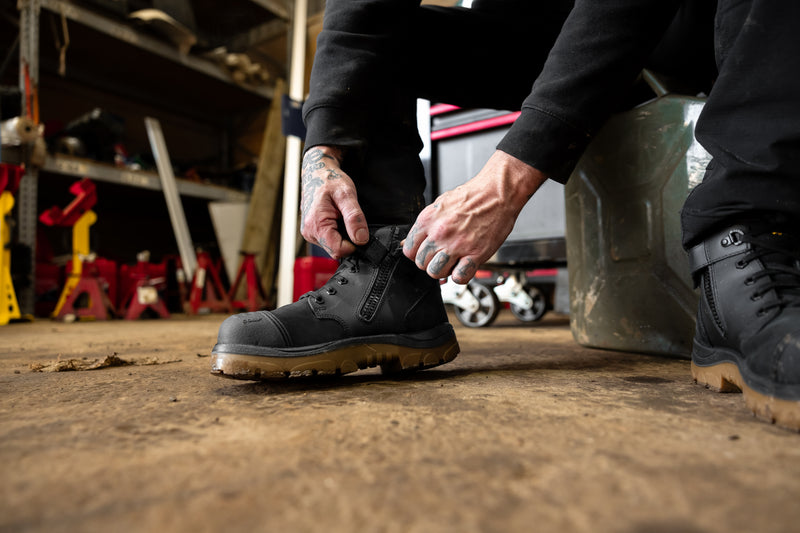 Steel Blue Parkes Zip Scuff Composite Boots