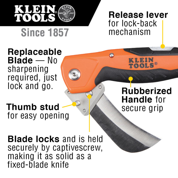 Klein Tools  Cable Skinning Utility Knife w/Replaceable Blade