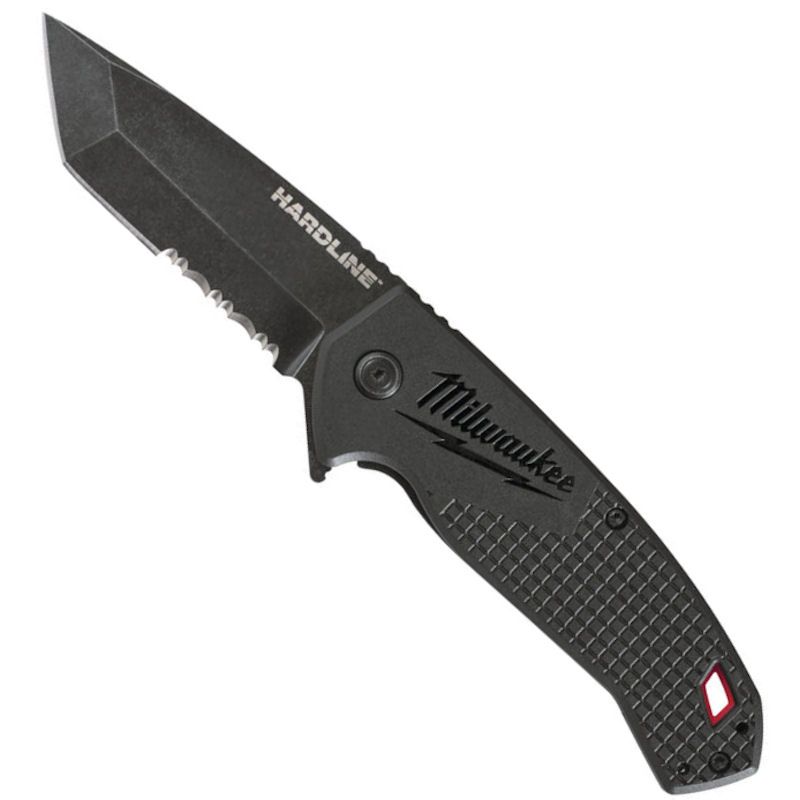 Milwaukee 48221998 HardLine Serrated Folding Knife - Tool Monster