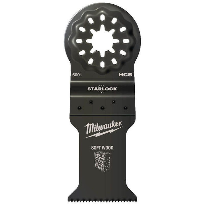 Milwaukee 35mm Plunge Cut Wood Starlock Multi-tool Blade