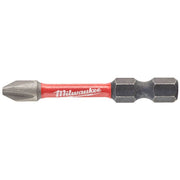 Milwaukee Shockwave Impact Duty PH2 X 50mm Screwdriving Bits - Tool Monster