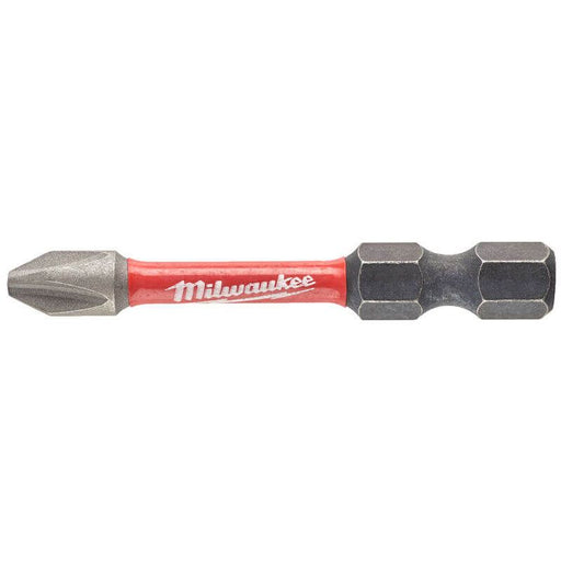 Milwaukee Shockwave Impact Duty PH2 X 50mm Screwdriving Bits - Tool Monster