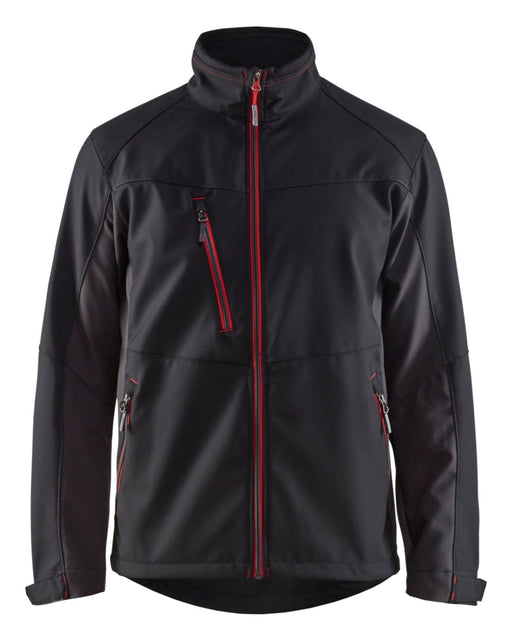 Blaklader Softshell Jacket Black/Red - Tool Monster