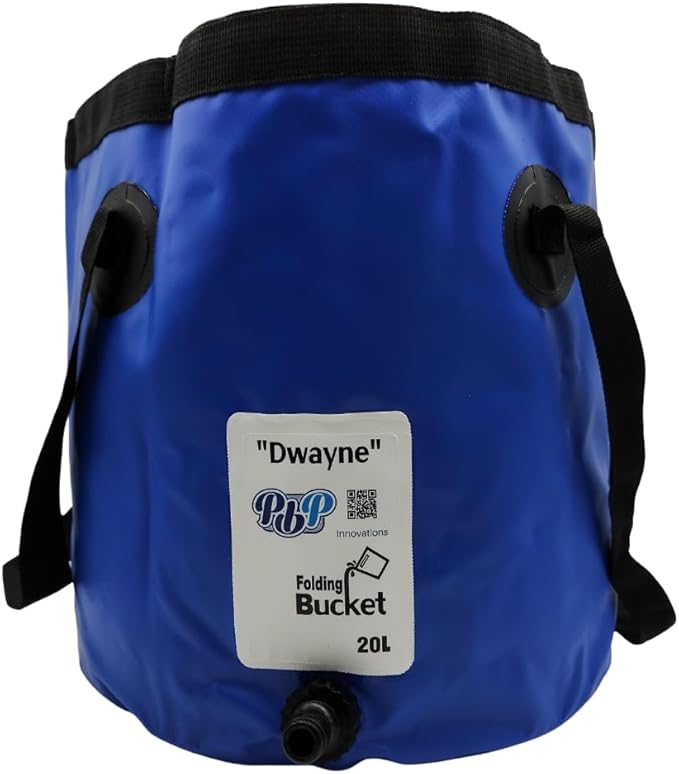 PBP 'Dwayne' Folding Bucket [20L with Quick Hose Connector]