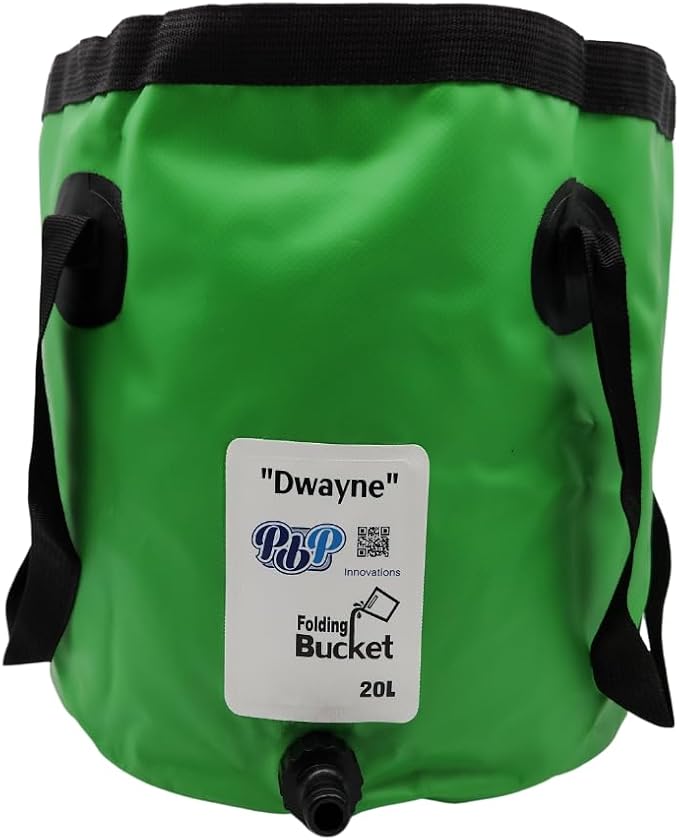 PBP 'Dwayne' Folding Bucket [20L with Quick Hose Connector]